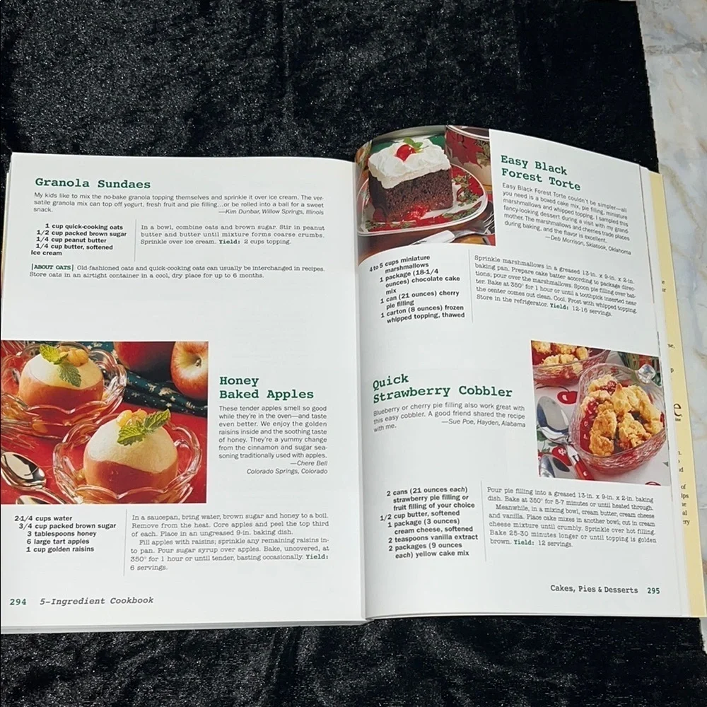 Taste Of Home 5 ingredient Kitchen Cookbook Collection